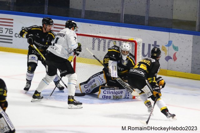 Photo hockey match Rouen - Marseille le 15/09/2023
