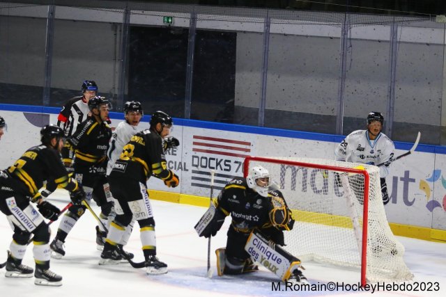 Photo hockey match Rouen - Marseille le 15/09/2023