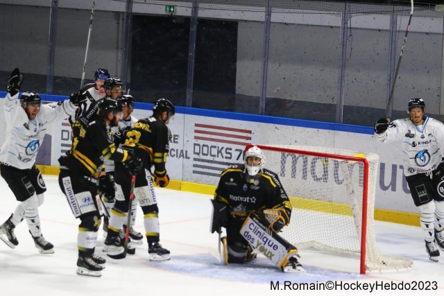 Photo hockey match Rouen - Marseille le 15/09/2023