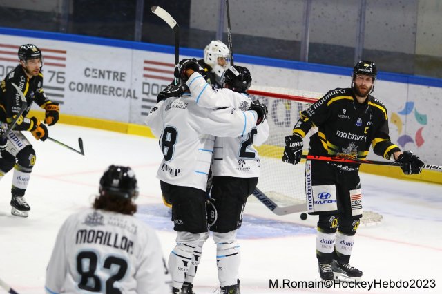 Photo hockey match Rouen - Marseille le 15/09/2023