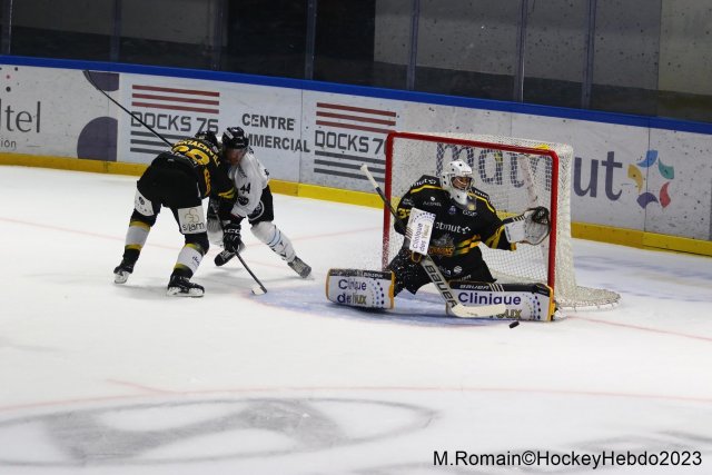 Photo hockey match Rouen - Marseille le 15/09/2023