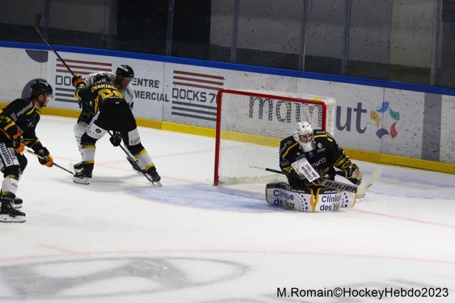 Photo hockey match Rouen - Marseille le 15/09/2023