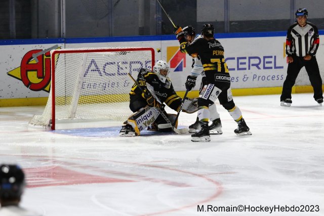 Photo hockey match Rouen - Marseille le 15/09/2023