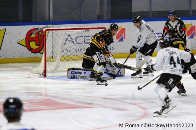 Photo hockey match Rouen - Marseille le 15/09/2023