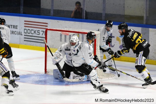 Photo hockey match Rouen - Marseille le 15/09/2023