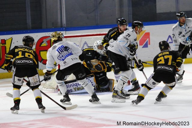 Photo hockey match Rouen - Marseille le 15/09/2023