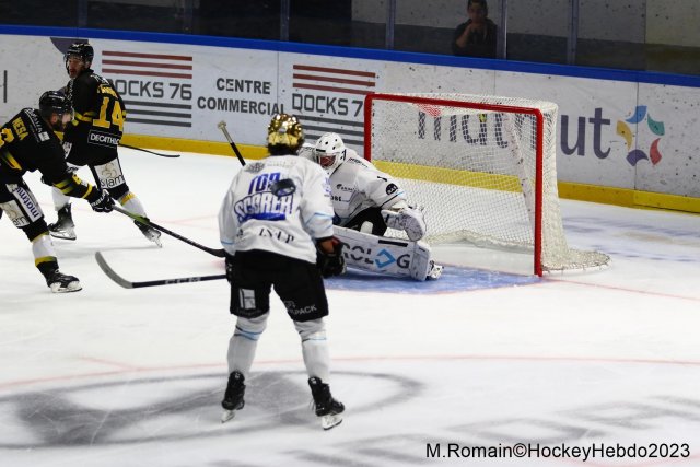 Photo hockey match Rouen - Marseille le 15/09/2023