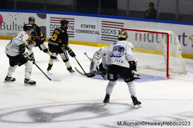 Photo hockey match Rouen - Marseille le 15/09/2023