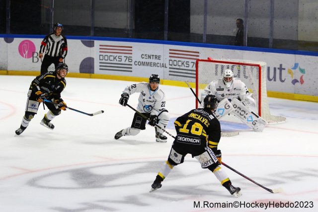 Photo hockey match Rouen - Marseille le 15/09/2023