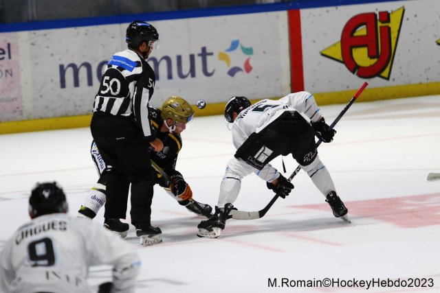 Photo hockey match Rouen - Marseille le 15/09/2023
