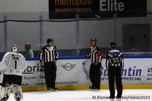 Photo hockey match Rouen - Marseille le 15/09/2023