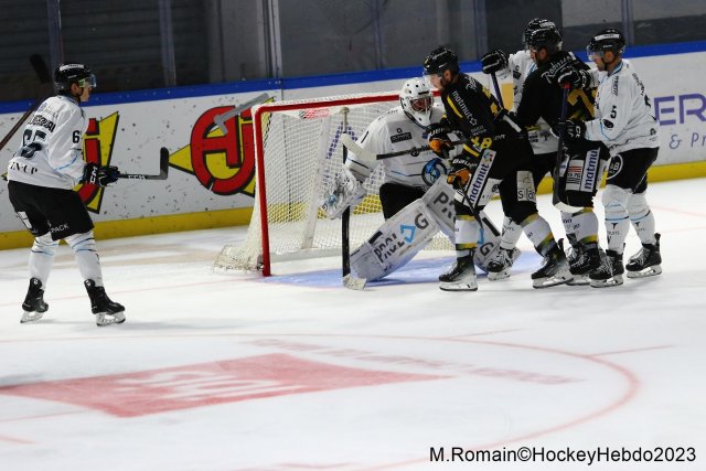 Photo hockey match Rouen - Marseille le 15/09/2023