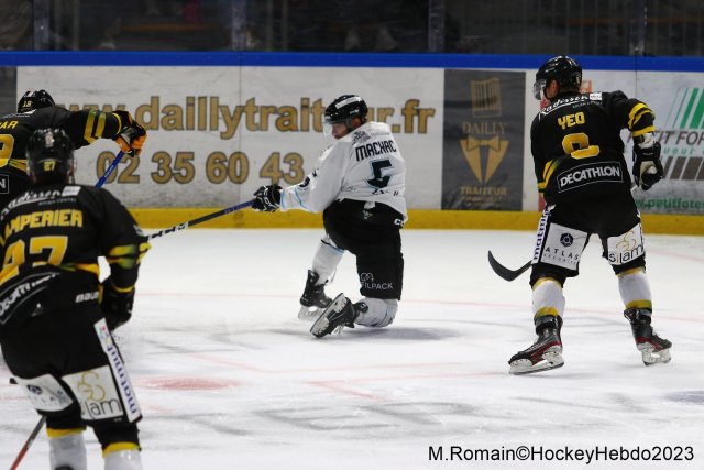 Photo hockey match Rouen - Marseille le 15/09/2023
