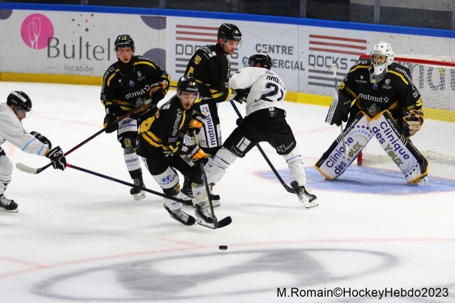 Photo hockey match Rouen - Marseille le 15/09/2023