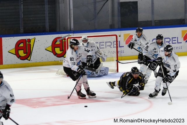 Photo hockey match Rouen - Marseille le 15/09/2023