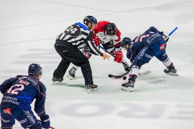 Photo hockey match Angers  - Briançon  le 15/09/2023