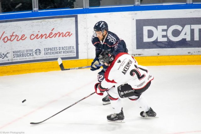 Photo hockey match Angers  - Briançon  le 15/09/2023