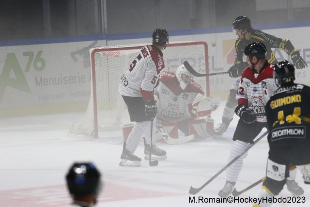 Photo hockey match Rouen - Bordeaux le 17/09/2023