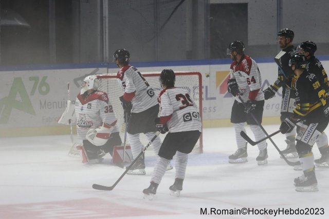 Photo hockey match Rouen - Bordeaux le 17/09/2023