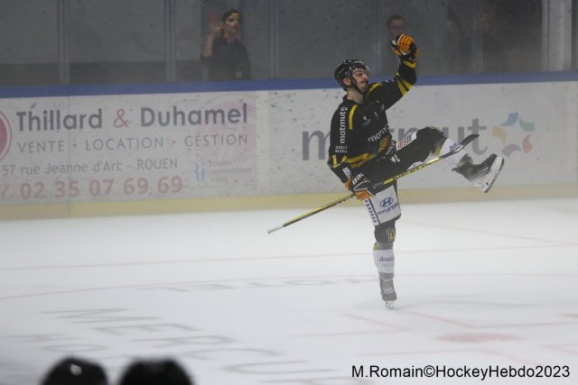 Photo hockey match Rouen - Bordeaux le 17/09/2023