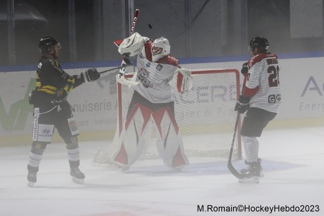 Photo hockey match Rouen - Bordeaux le 17/09/2023