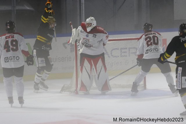 Photo hockey match Rouen - Bordeaux le 17/09/2023