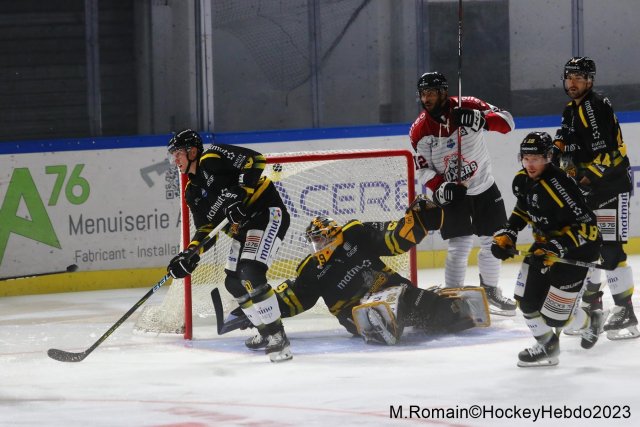 Photo hockey match Rouen - Bordeaux le 17/09/2023
