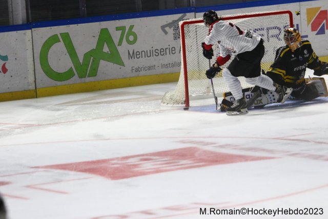 Photo hockey match Rouen - Bordeaux le 17/09/2023