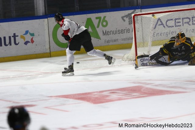 Photo hockey match Rouen - Bordeaux le 17/09/2023