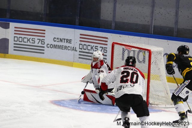 Photo hockey match Rouen - Bordeaux le 17/09/2023