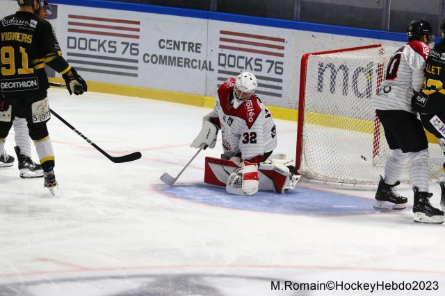 Photo hockey match Rouen - Bordeaux le 17/09/2023