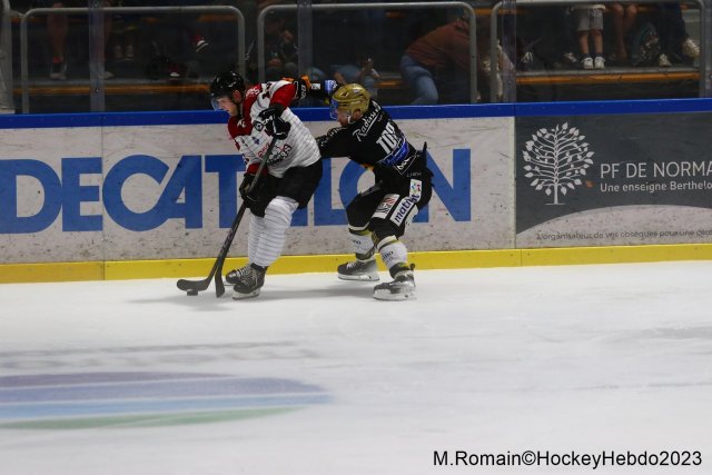 Photo hockey match Rouen - Bordeaux le 17/09/2023