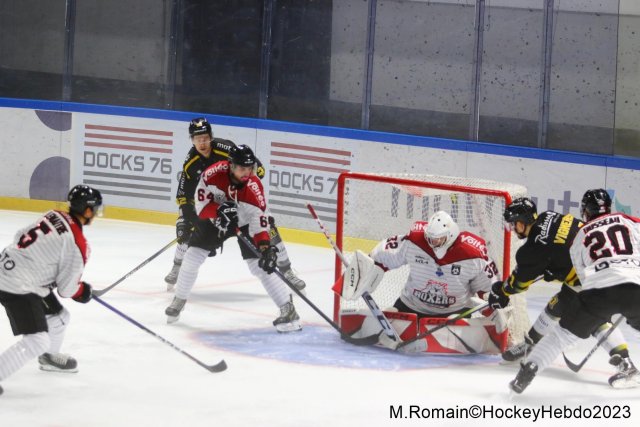 Photo hockey match Rouen - Bordeaux le 17/09/2023