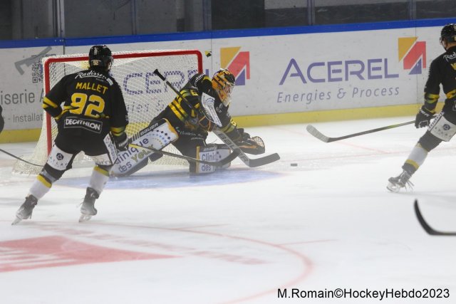 Photo hockey match Rouen - Bordeaux le 17/09/2023