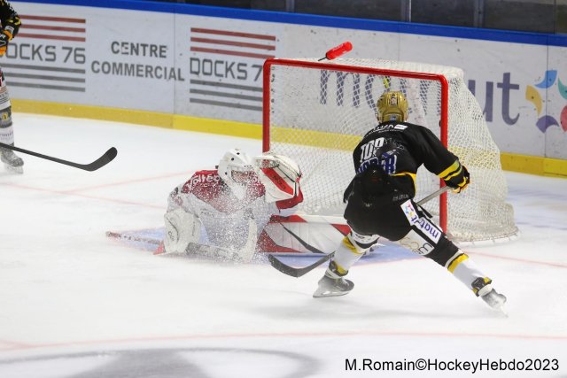 Photo hockey match Rouen - Bordeaux le 17/09/2023