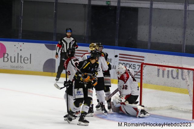Photo hockey match Rouen - Bordeaux le 17/09/2023