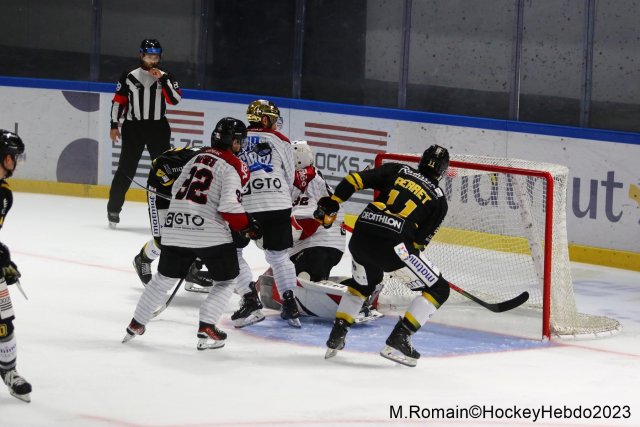 Photo hockey match Rouen - Bordeaux le 17/09/2023