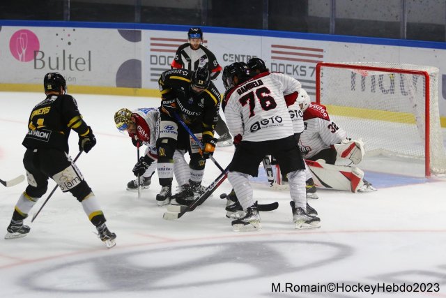 Photo hockey match Rouen - Bordeaux le 17/09/2023