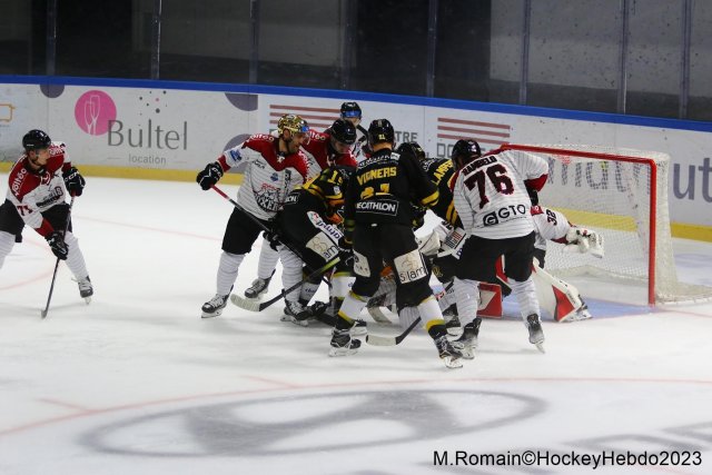 Photo hockey match Rouen - Bordeaux le 17/09/2023