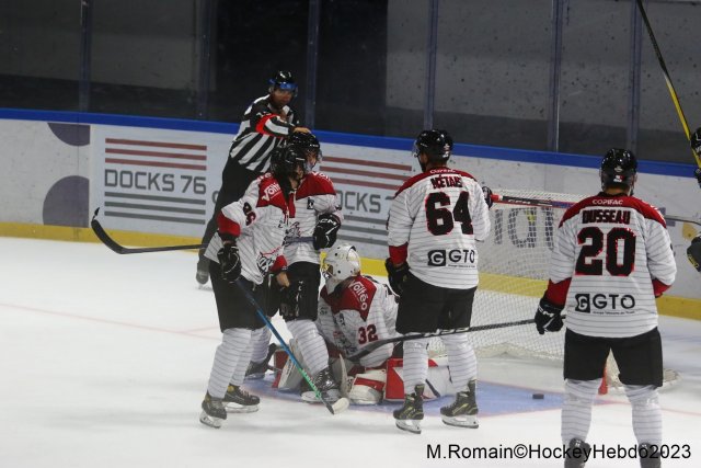 Photo hockey match Rouen - Bordeaux le 17/09/2023