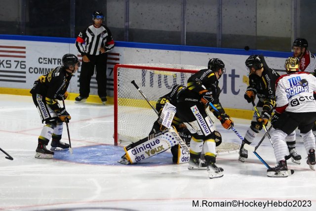 Photo hockey match Rouen - Bordeaux le 17/09/2023