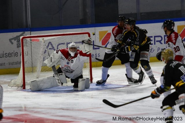 Photo hockey match Rouen - Bordeaux le 17/09/2023