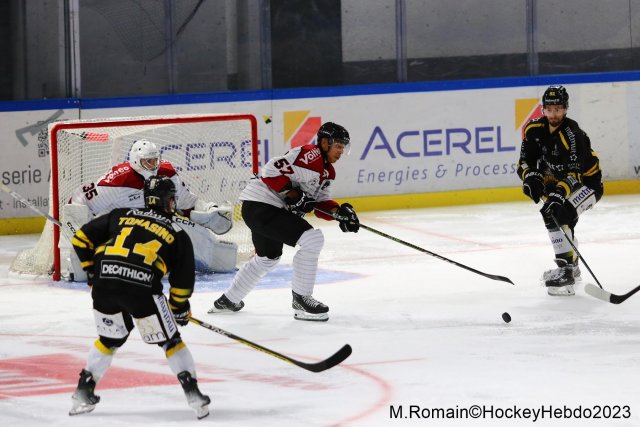 Photo hockey match Rouen - Bordeaux le 17/09/2023