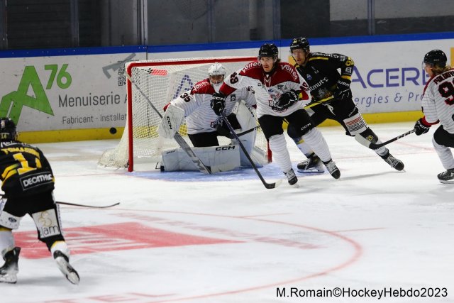 Photo hockey match Rouen - Bordeaux le 17/09/2023