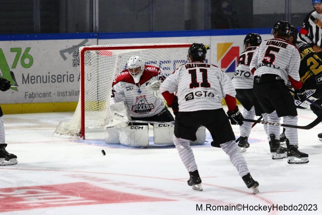 Photo hockey match Rouen - Bordeaux le 17/09/2023