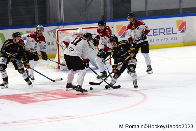 Photo hockey match Rouen - Bordeaux le 17/09/2023