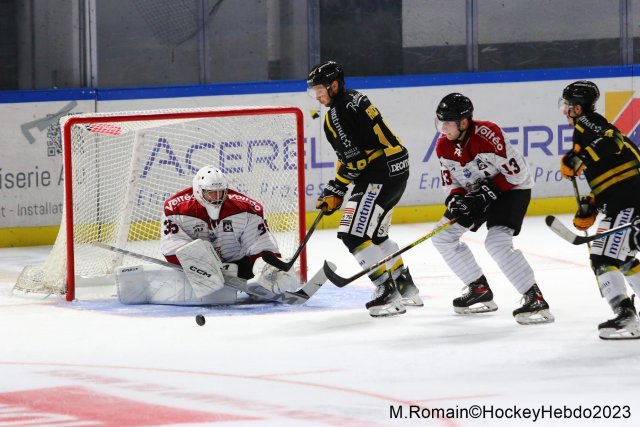 Photo hockey match Rouen - Bordeaux le 17/09/2023