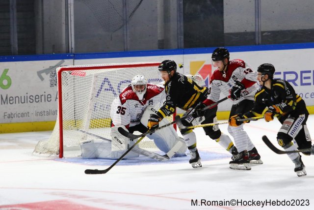 Photo hockey match Rouen - Bordeaux le 17/09/2023