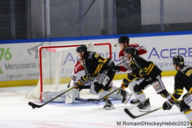 Photo hockey match Rouen - Bordeaux le 17/09/2023