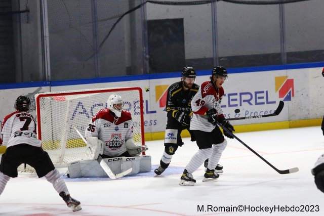 Photo hockey match Rouen - Bordeaux le 17/09/2023